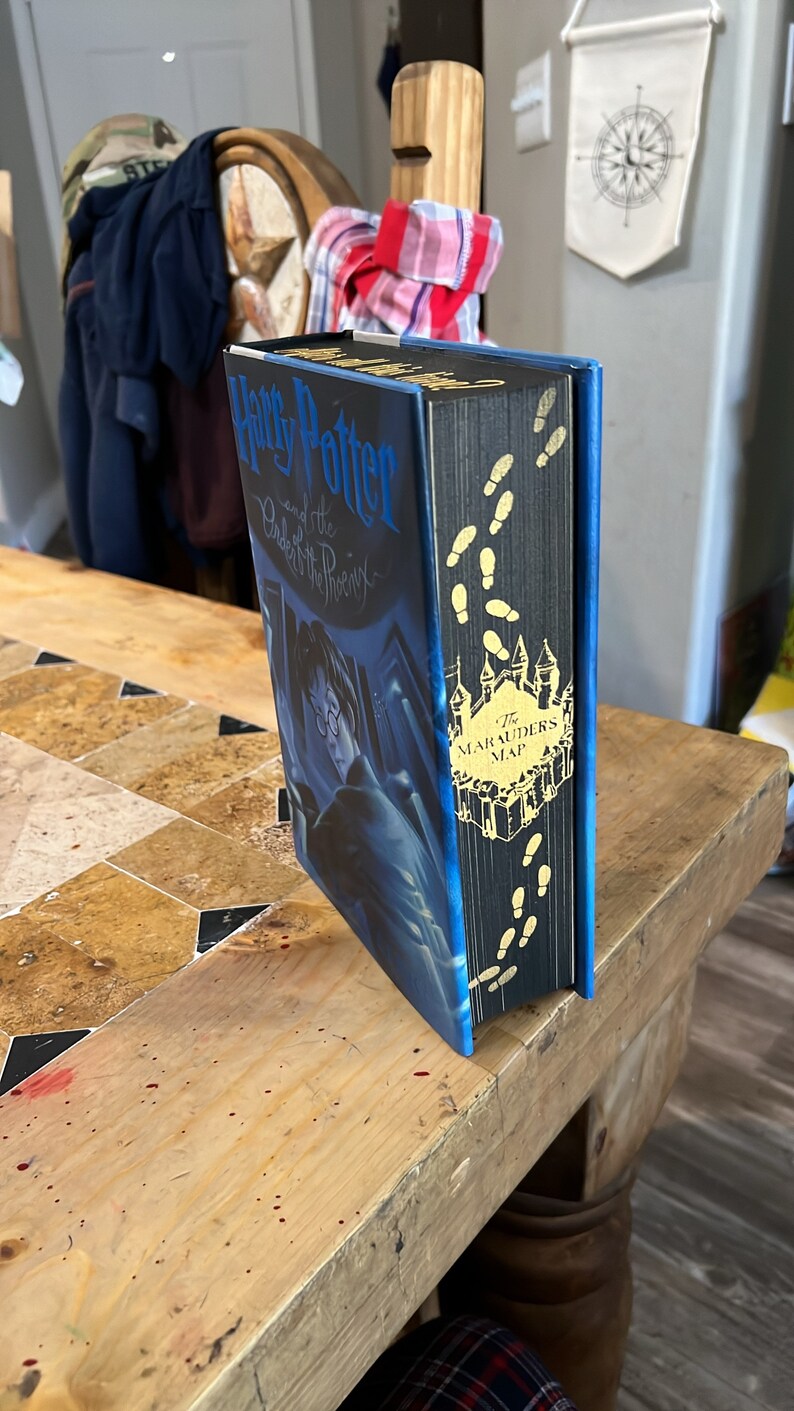 Marauder's Map painted on your choice of Harry Potter image 1