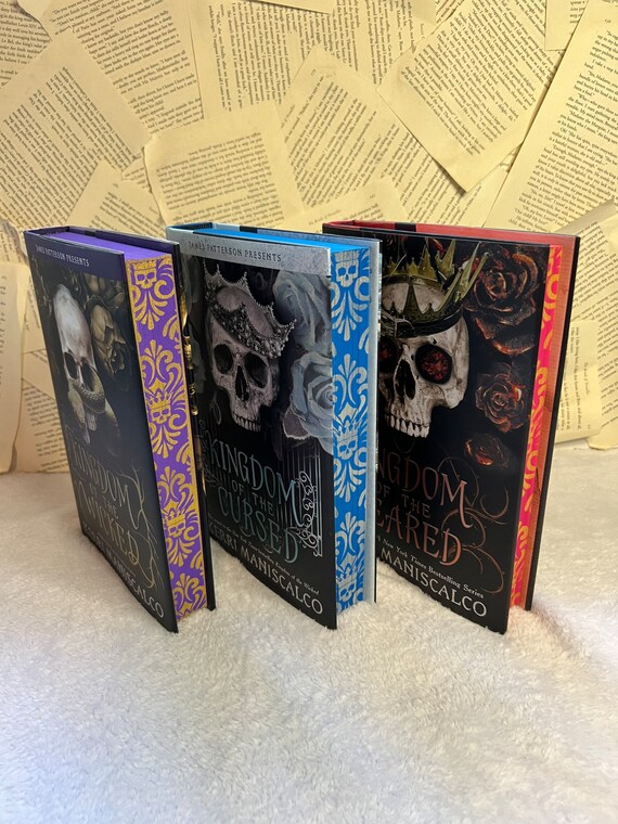 Kingdom of the Wicked Trilogy With Sprayed and Stenciled Pages Etsy