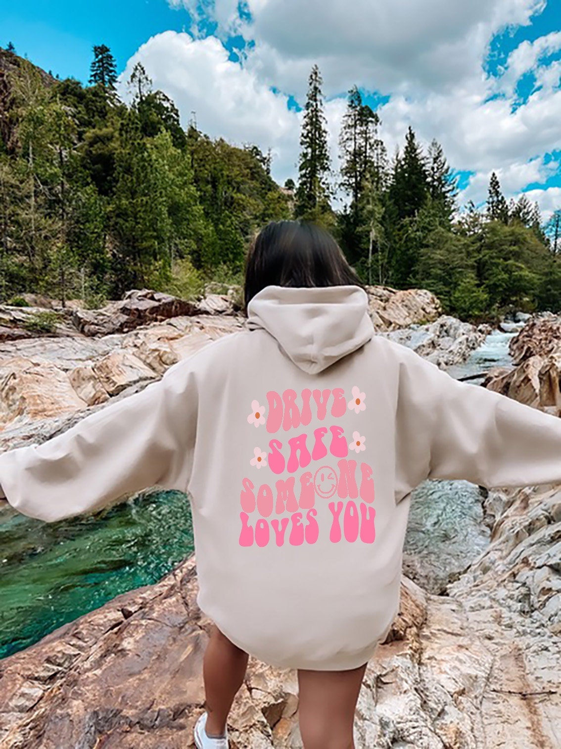 Drive Safe Someone Loves You Hoodie u0026 Sweatshirt Aesthetic - Etsy
