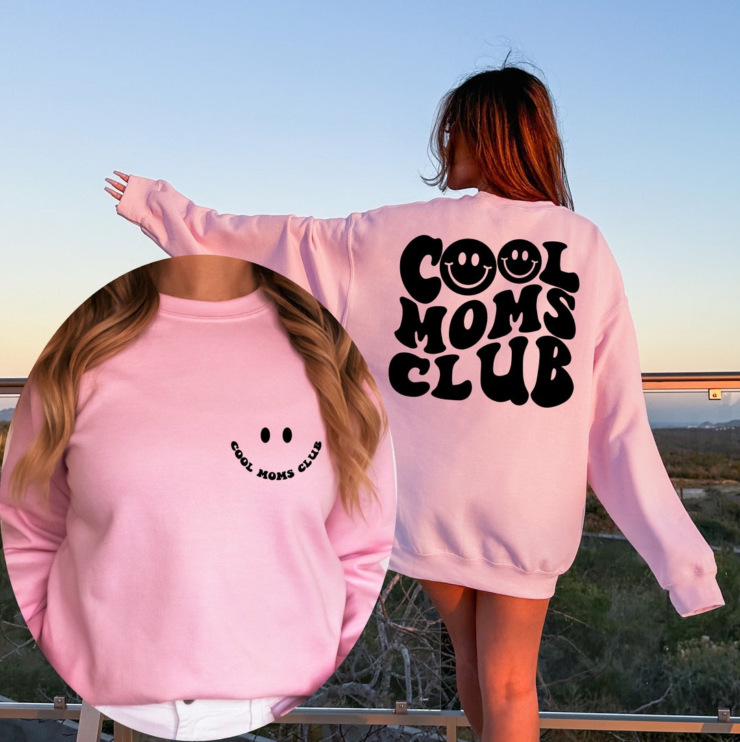 COOL MOM CLUB Round Neck Short Sleeve Sweatshirt