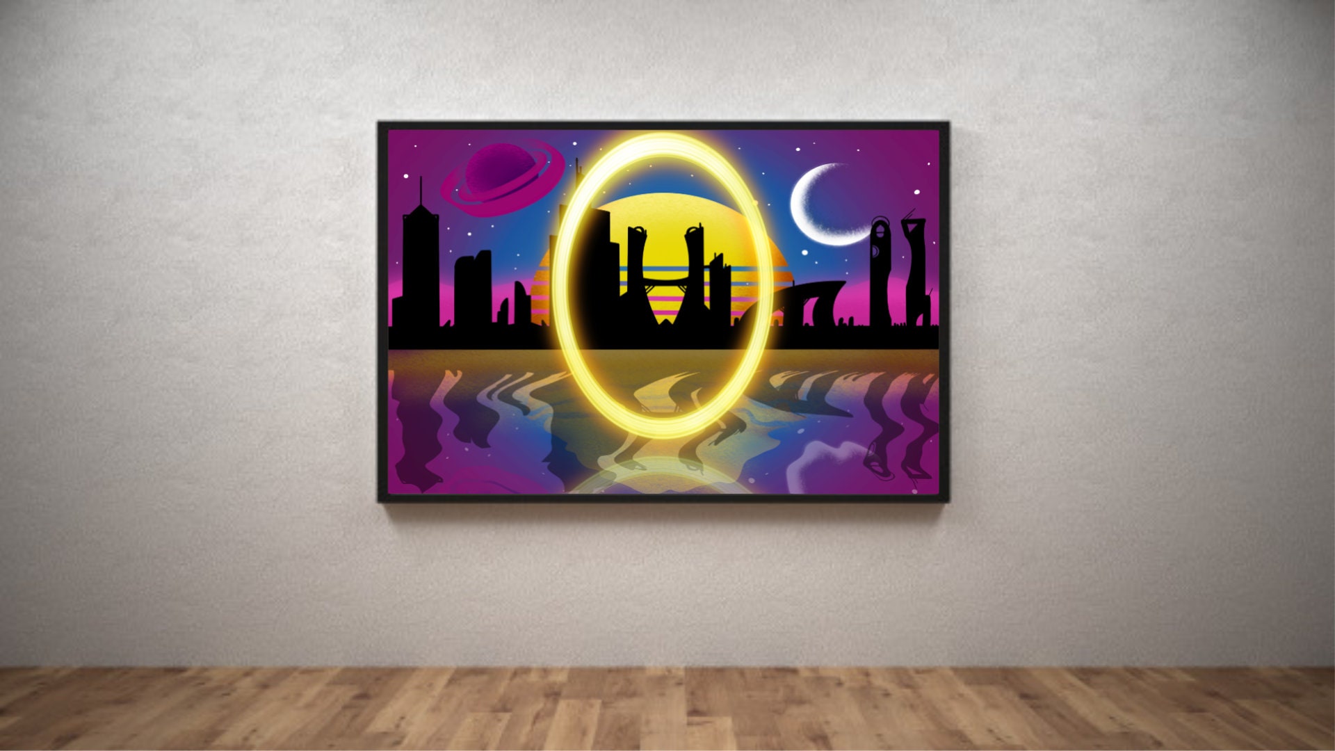 Retro Wall Art Download Downloadable Art Modern Etsy