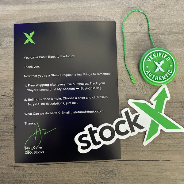 Stockx Authentic Tag Etsy