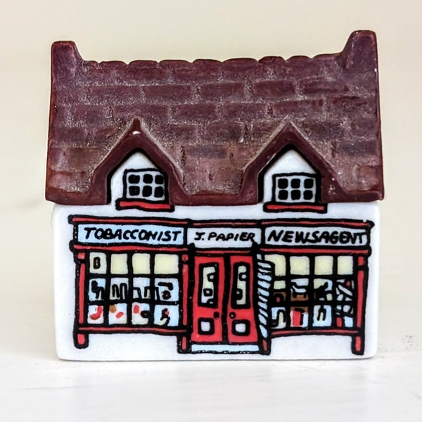 Vintage 1980 Tobacconist Shop Wade Whimsey-On-Why Porcelain England #4 Set #1