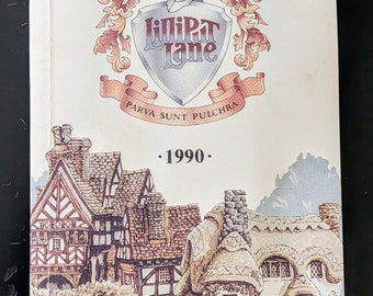 1989 Lilliput Lane Katalogheft Sammler-Führer Vintage-Taschenbuch-Handbuch