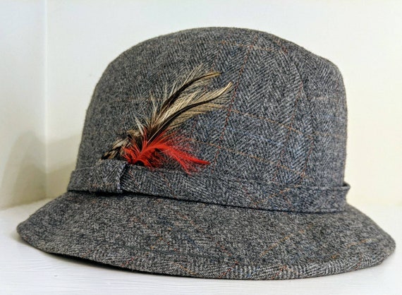 Vintage 1970's Hopkins Fifth Avenue Feather Hat F… - image 1