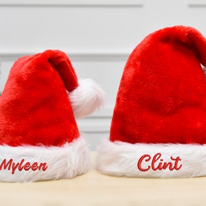 Personalized Santa Hats BULK Christmas 
