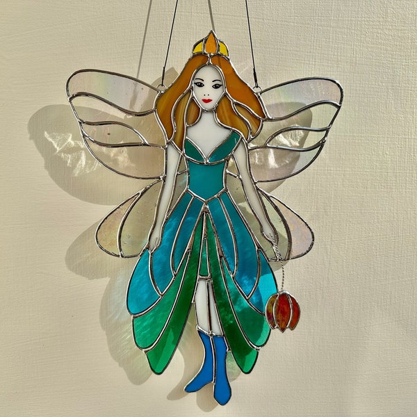 Stained Glass Fairy Etsy