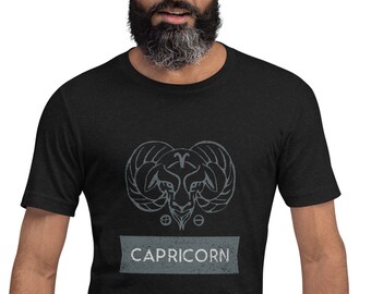 Zodiac sign Capricorn unisex t-shirt, Horoscope