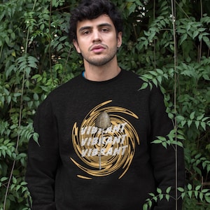 Trippy mushroom vibrant design, Unisex Sweatshirt