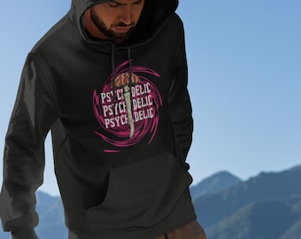 Zauberpilz Unisex Hoodie, psychedelisches Design