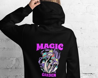 Zaubergarten Unisex Hoodie, Psychedelische Pilze