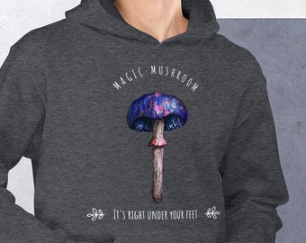 Zauberpilz Unisex Hoodie, trippy design
