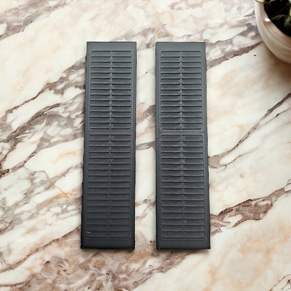 Black Louvered Window Shutters for miniature dollhouse  - 1:12 scale | dollhouse accessories | fairy garden