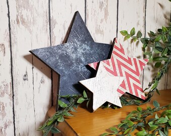 SVG File Only - 4th of July Independence Day Decor Stars digital laser cut file - star svg file - standing décor - papercraft ideas