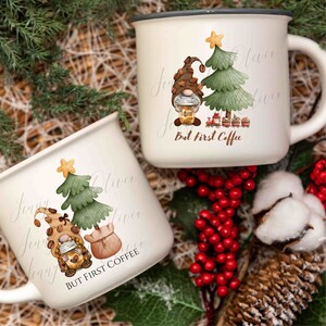 Coffee PNG, Gnome Christmas PNG, Christmas PNG, Christmas Gift Idea, Christmas Mug, Nordic Gnome, Christmas Sublimation, Clip Art,