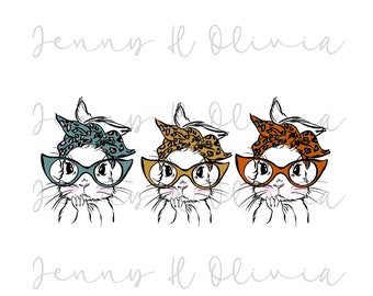 Boho Easter Bunny PNG, Bandana Bunny Clipart (Digital Download)