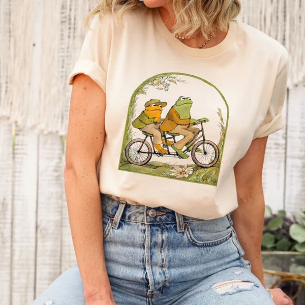 Man I Love Frog shirt, Frog Lover Gift, Vintage Classic Book shirt, Cottagecore Aesthetic clothes, and Frog and Toad T-Shirt