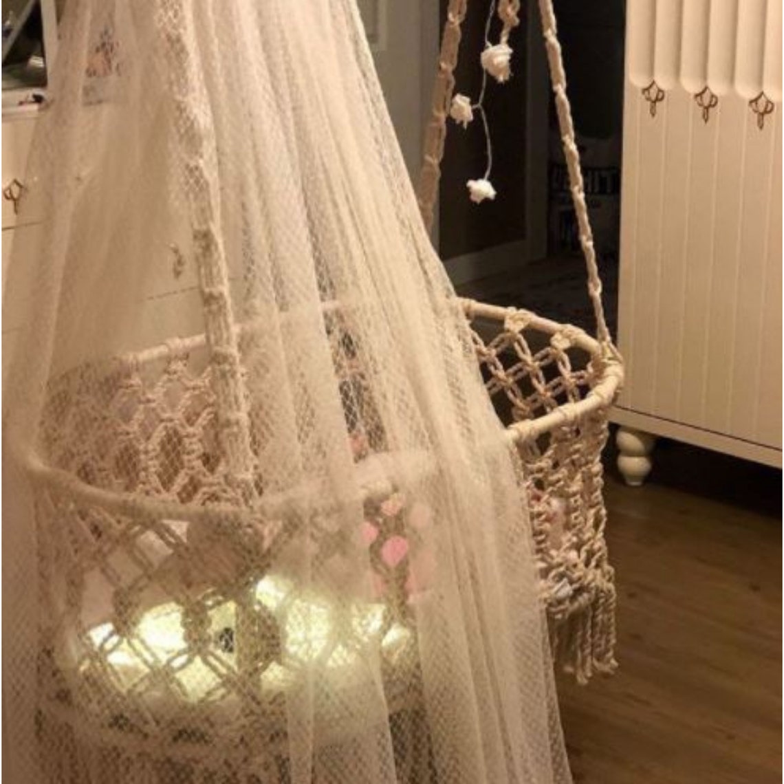 Handmade Macrame Hanging Cradle Baby Cradle Hanging Cradle Etsy