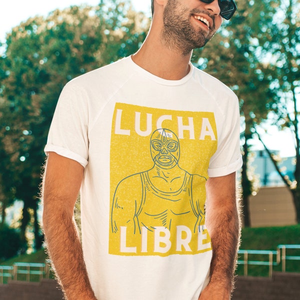 Lucha Libre Retro T-Shirt, Luchador T-Shirt, Wrestling T-Shirt, Lucha Libre, Unisex T-shirt