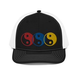 Primär Yin-Yang Hut, 90er Mütze, Retro Hut, Yin-Yang Hut, RichardsonTrucker Hut