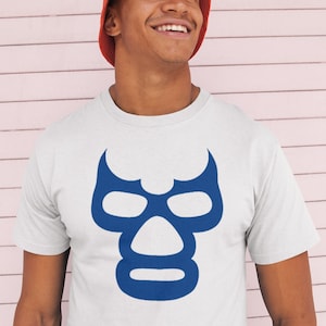 Royal Blue Lucha T-Shirt, Lucha Libre T-Shirt, Luchador T-Shirt, Wrestling T-Shirt, Luchador Mask T-Shirt, Unisex T-shirt