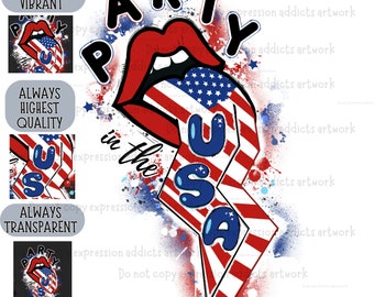 Patriotic png Retro Party in the USA PNG Retro America PNG Sublimation Distressed American Babe Shirt Design Vintage 4th of July