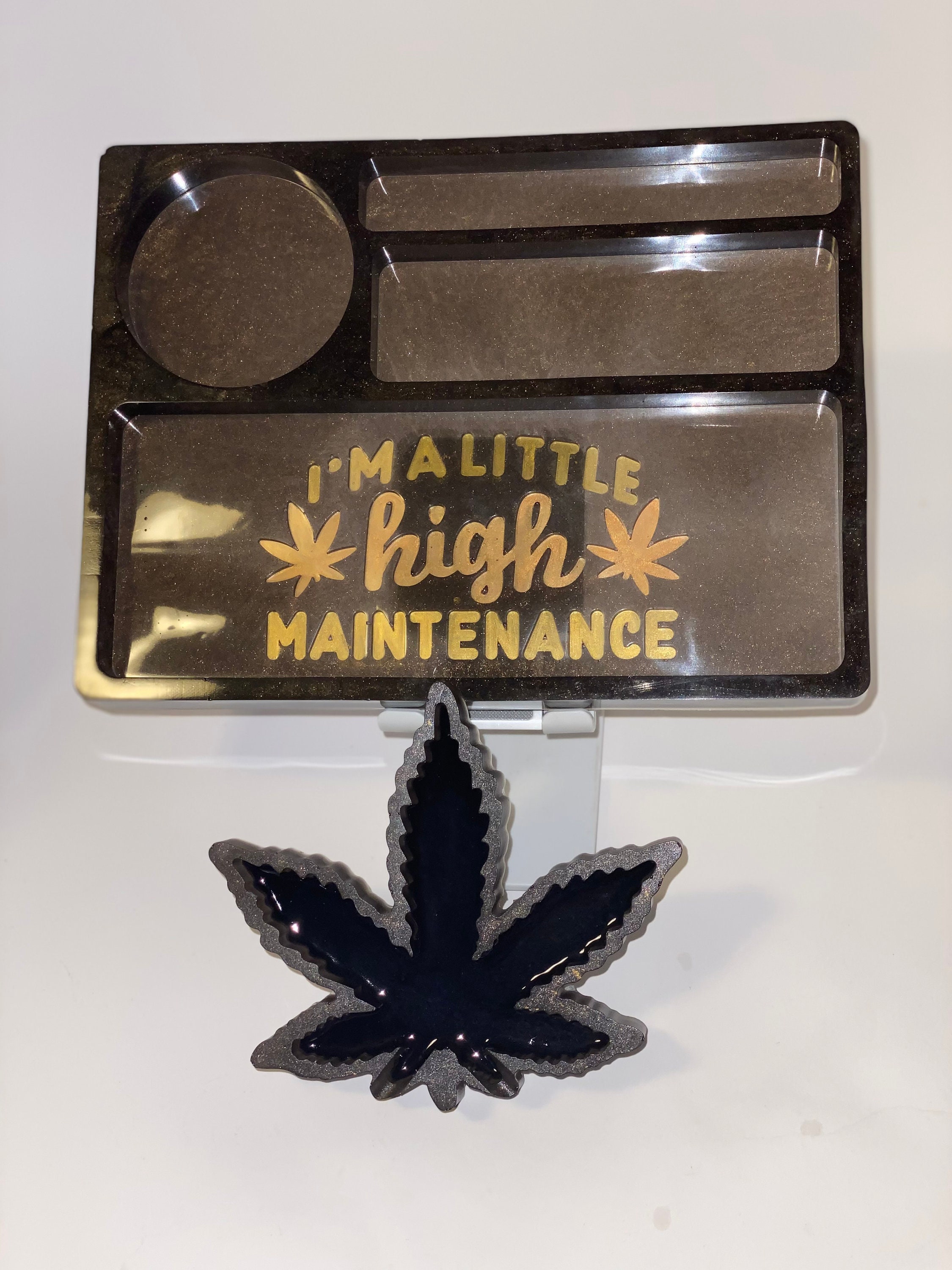 Marijuana tray with small ashtray Etsy
