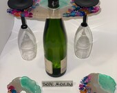 Champagne Wine 2 glass holder SET