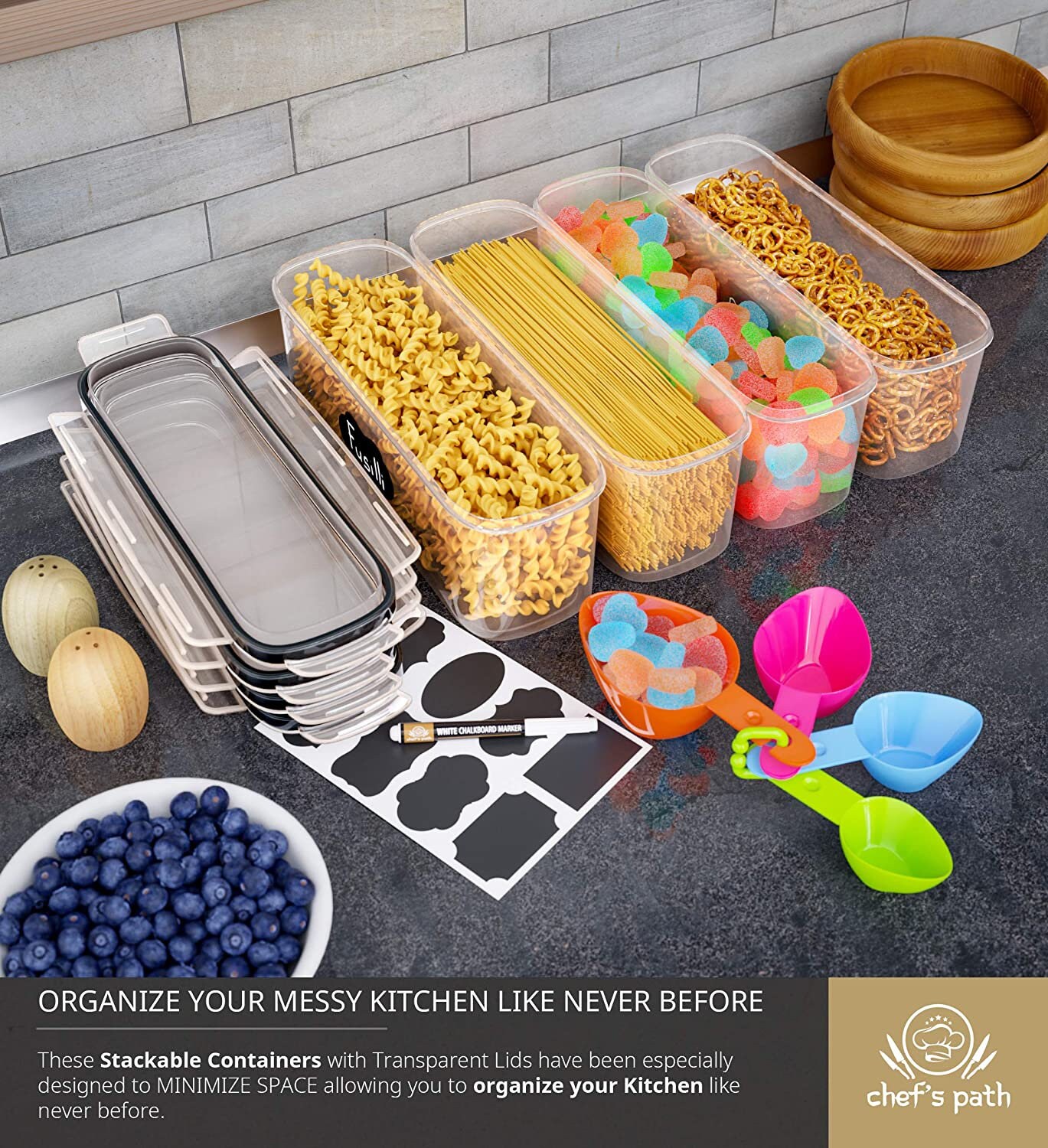 Pasta Storage Containers for Pantry Airtight BPAFree Plastic Etsy