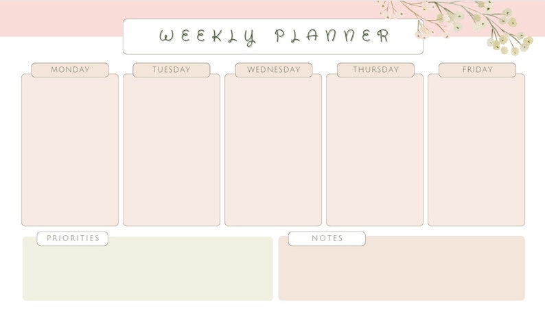 Create Your Own Planner Template Personalized Calendar - Etsy