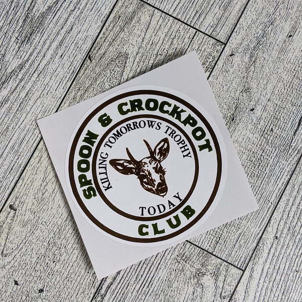 Spoon & Crockpot Club Vinyl Sticker / Vinyl Decal