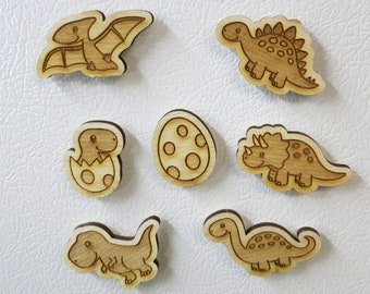 Cute Dinosaur Magnets - Dinosaur Lover Magnets, Cute Refrigerator Magnets, Kawaii Magnets, Dinosaur Humor Gift, Best Gift Magnets