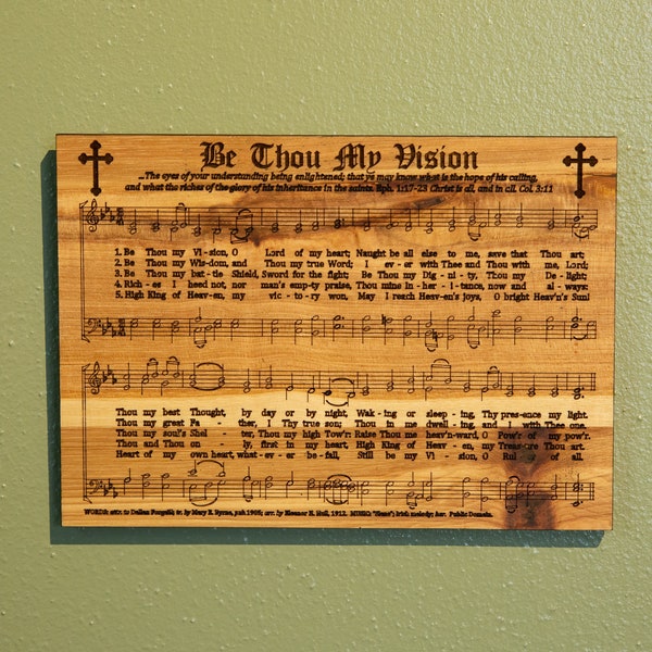 Hymn Decor, Christian wall decor, Hymn Sign, Vintage Church, Music Gift