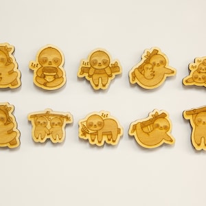 Cute Sloth Magnets - Slow and steady decor