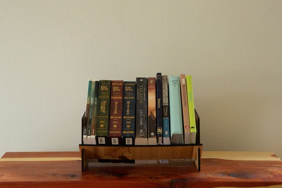 Tilted cheap desktop bookshelf
