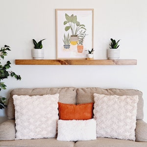 Floating Shelves | Modern Floating Shelf | Kitchen Shelves | Laundry Room Shelving | Bathroom Shelves