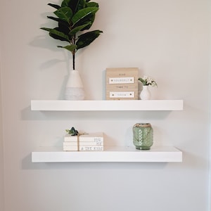 Floating Shelves | Bookshelves | Set of 2 Floating Shelves | Modern Floating Shelves | Nursery Shelves | Bathroom shelves