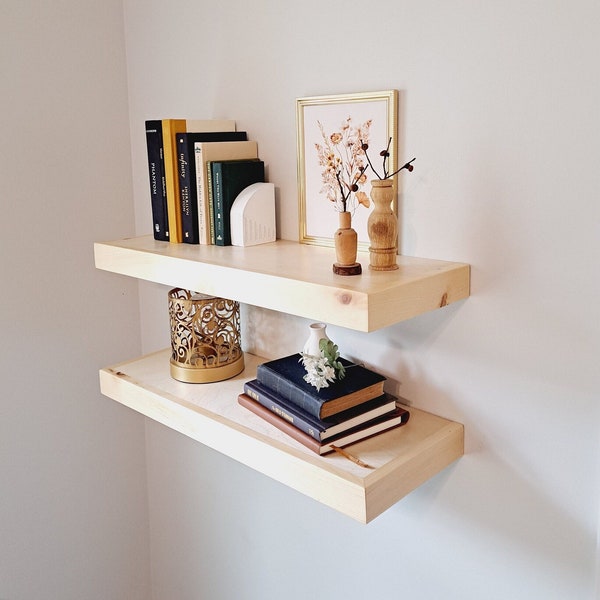 Floating Shelves Set of 2 | Floating Nursery Shelves | Bookshelves