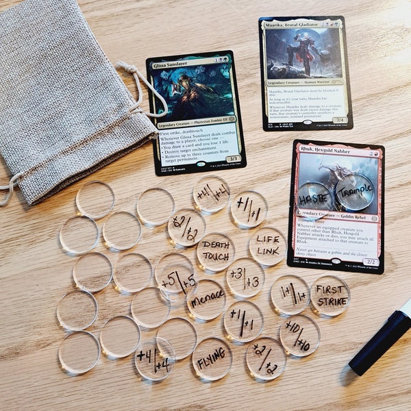 Mtg Dry Erase Tokens Etsy