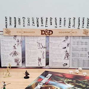 Dungeons and Dragons Initiative tracker, DM Screen, Initiative tracker, DnD Valentine&#39;s Day Gift, DnD gaming accessories
