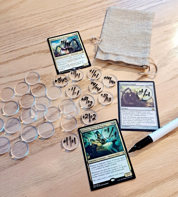 Dry Erase MTG Counters, MTG Keywords, Magic the Gathering Custom Counters,  +1/+1 Counters, Mtg Father's Day Gift, Mtg Accessories - Etsy