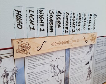 Dungeons and Dragons Initiative tracker, DM Screen, Initiative tracker, DnD Father's Day Gift, DnD gaming accessories