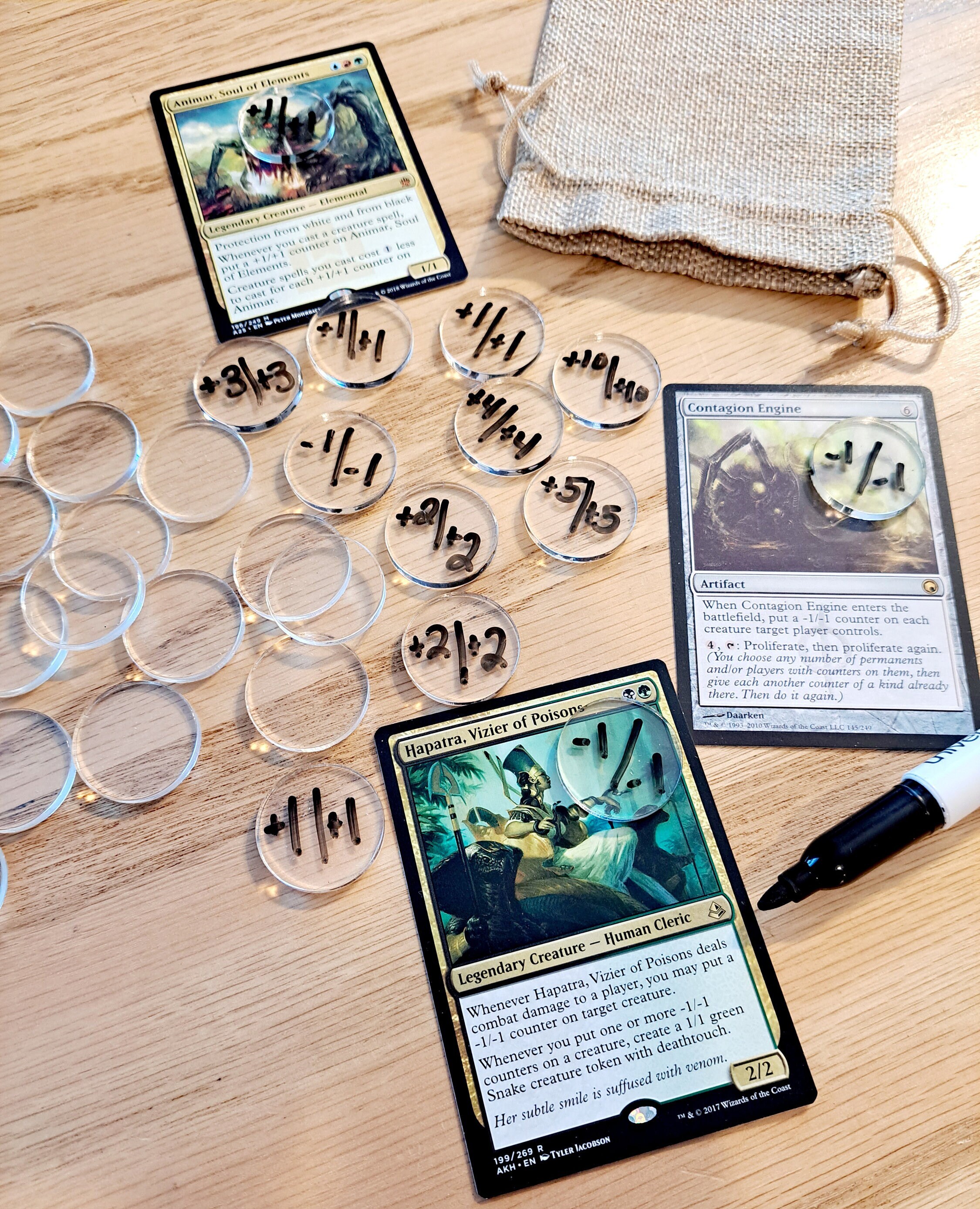 Dry Erase MTG Counters, MTG Keywords, Magic the Gathering Custom Counters,  +1/+1 Counters, Mtg Father's Day Gift, Mtg Accessories - Etsy
