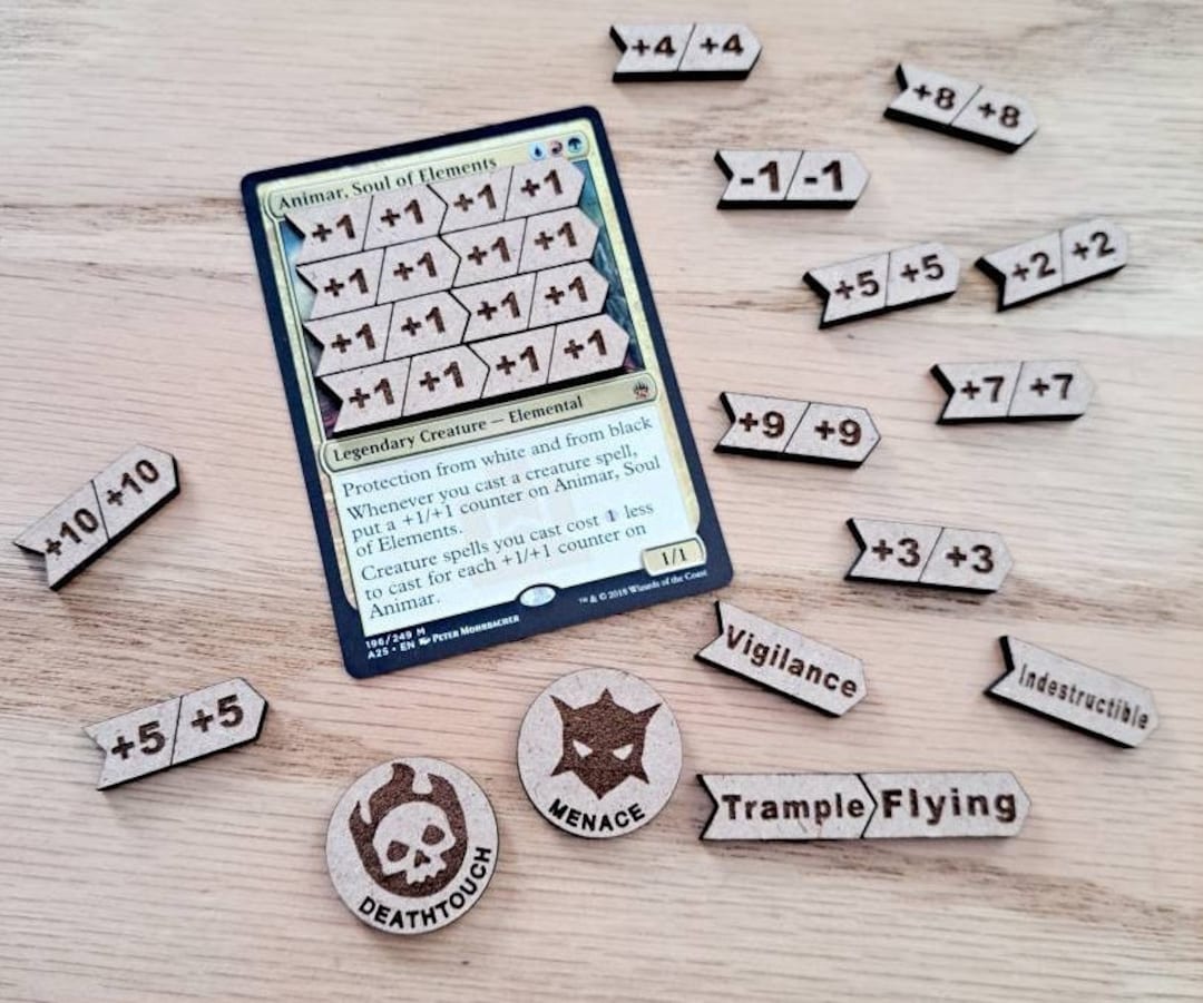 MTG Counters, MTG Keywords, Magic the Gathering Custom Counters, MTG Gift Set, +1/+1 Counters