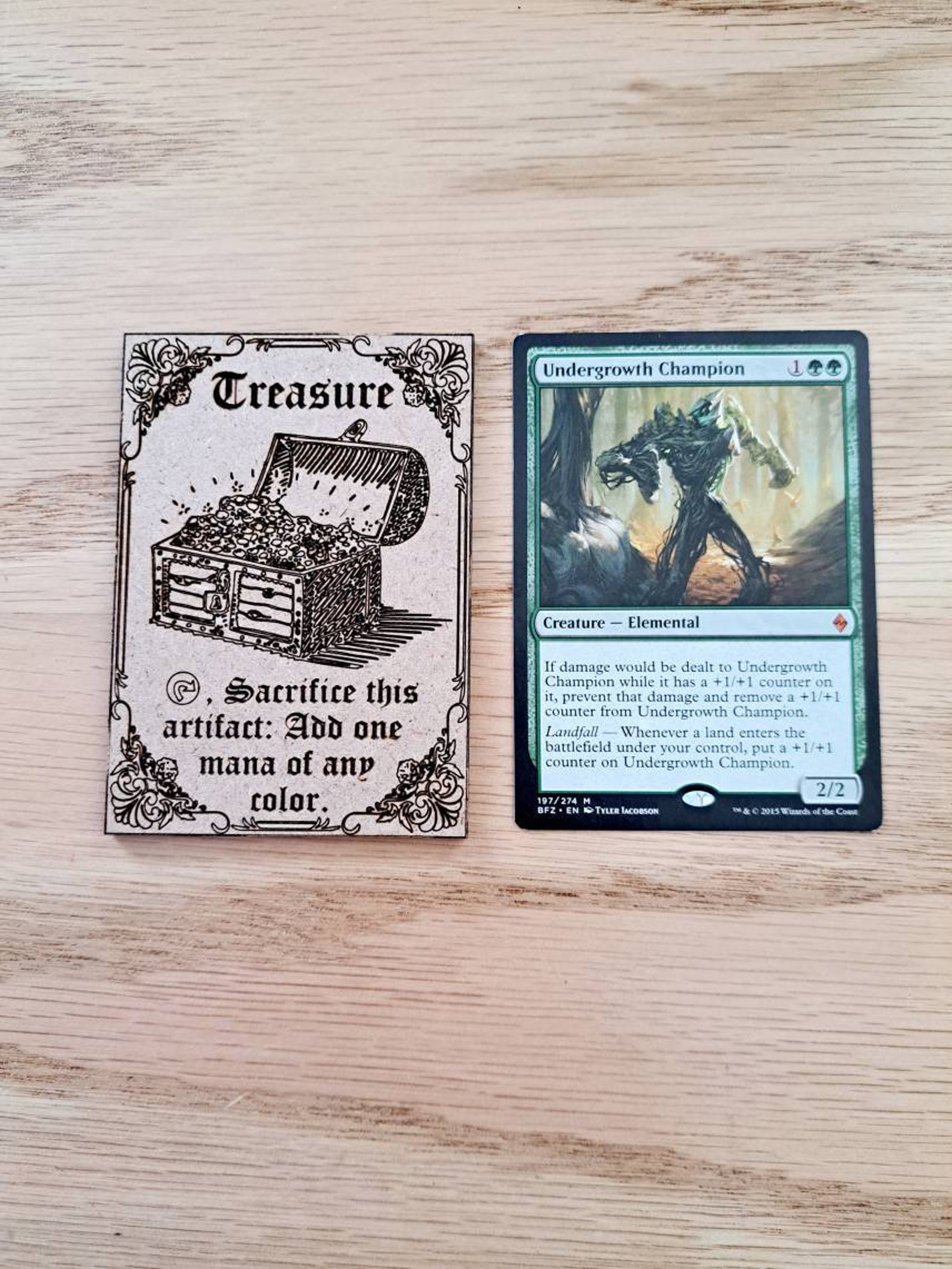 MTG Tokens Treasure Token the Monarch the Initiative Magic Etsy