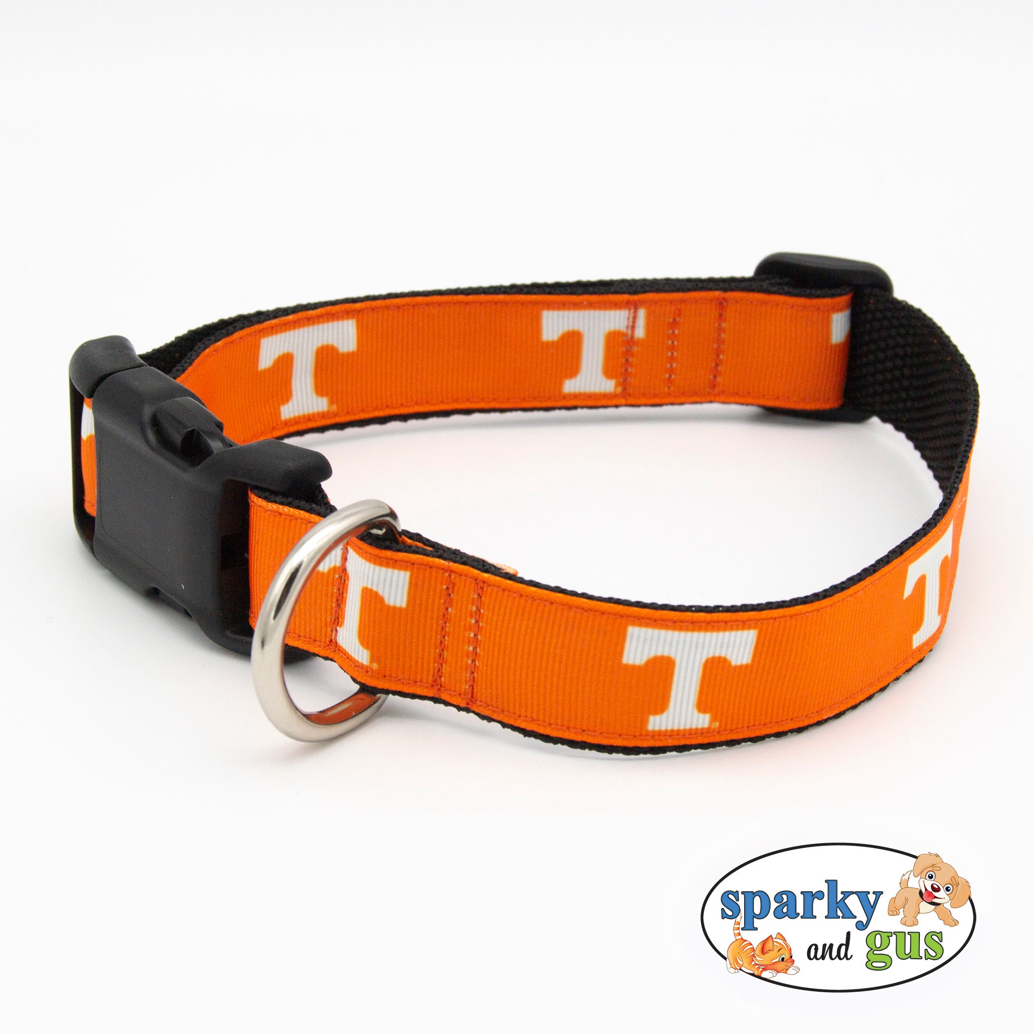  Tennessee Volunteers Ribbon Dog Collar - Large : Pet Supplies