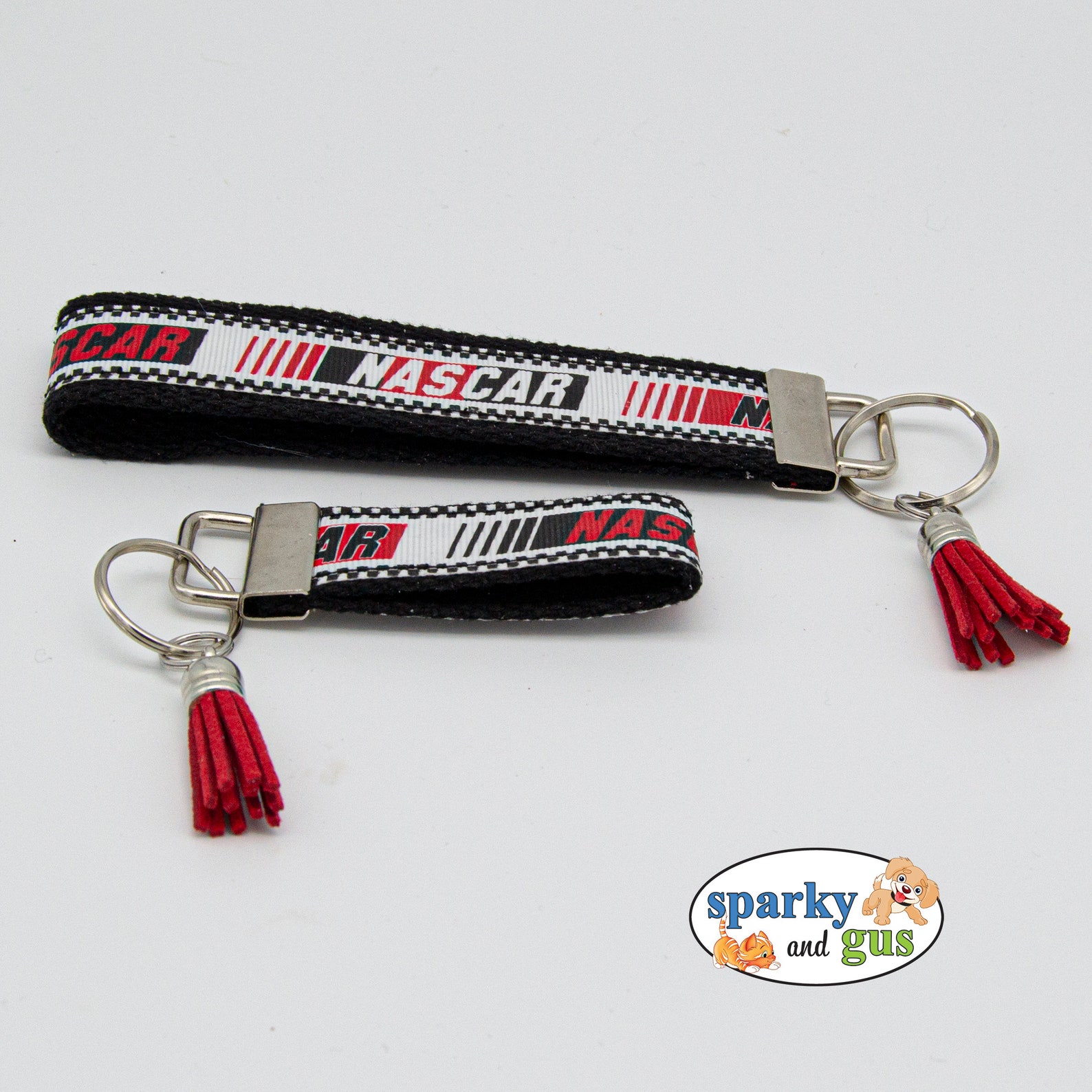 Car Racing Inspired Keychain with Tassel Racing Key Fob Etsy