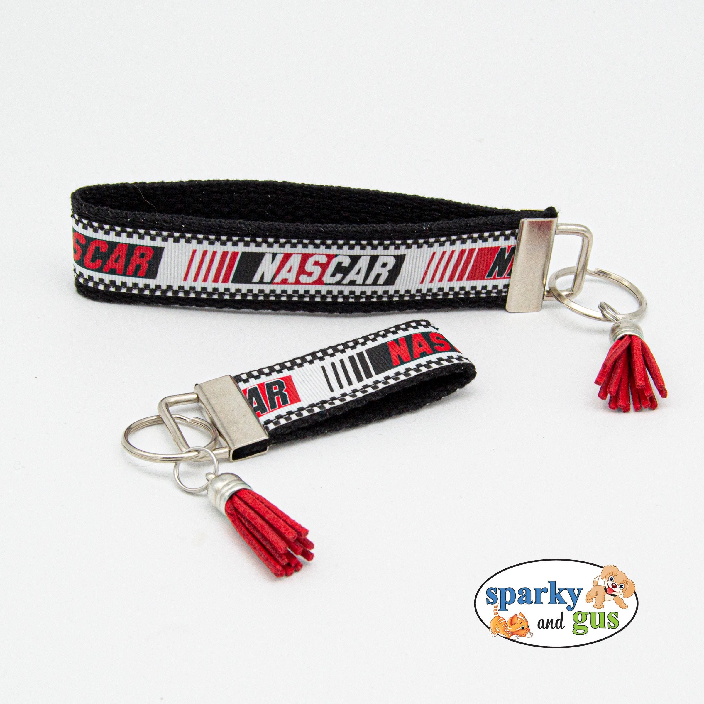 Car Racing Inspired Keychain with Tassel Racing Key Fob Etsy