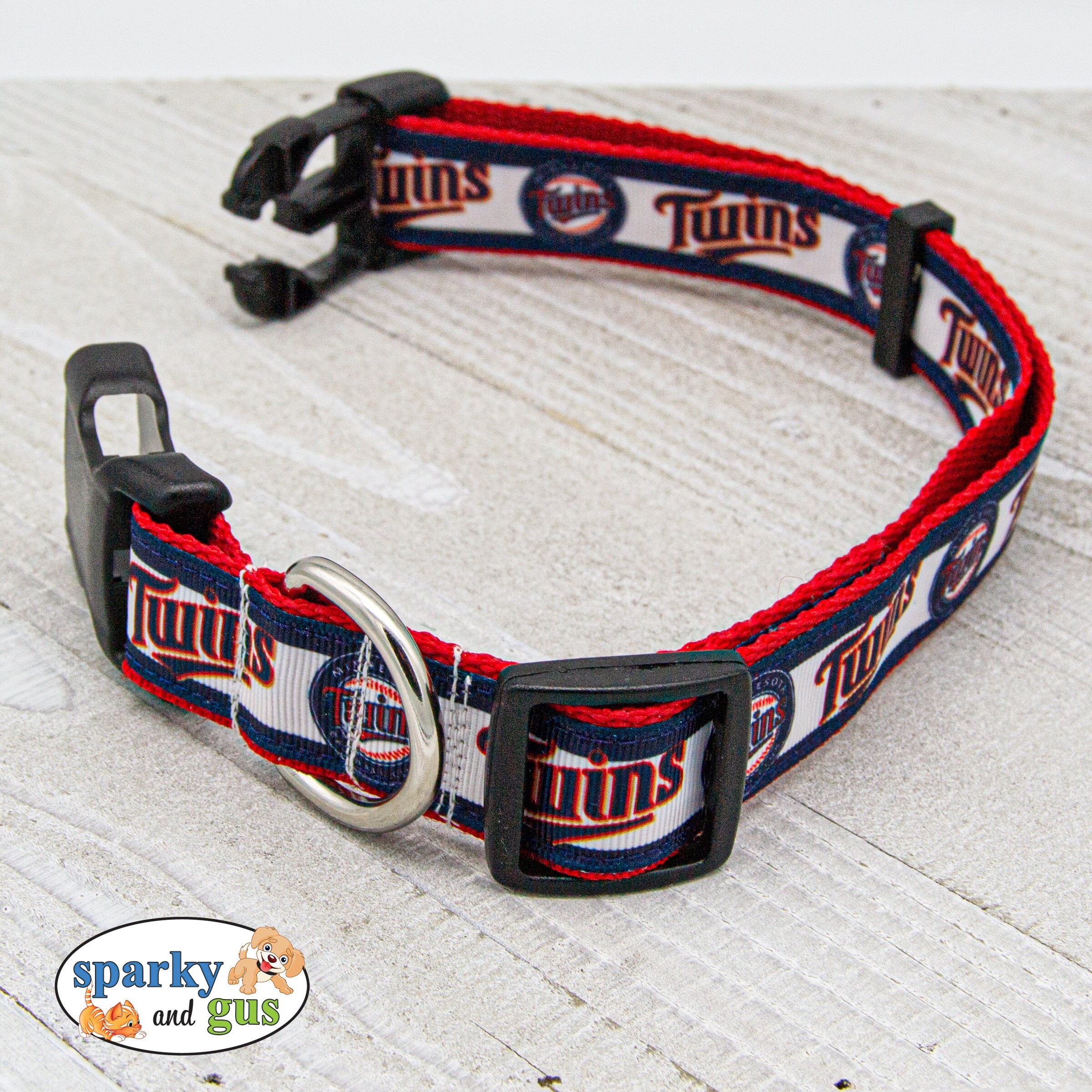 Baseball Dog Collar Minnesota Twins MLB Inspired Dog Collar Etsy