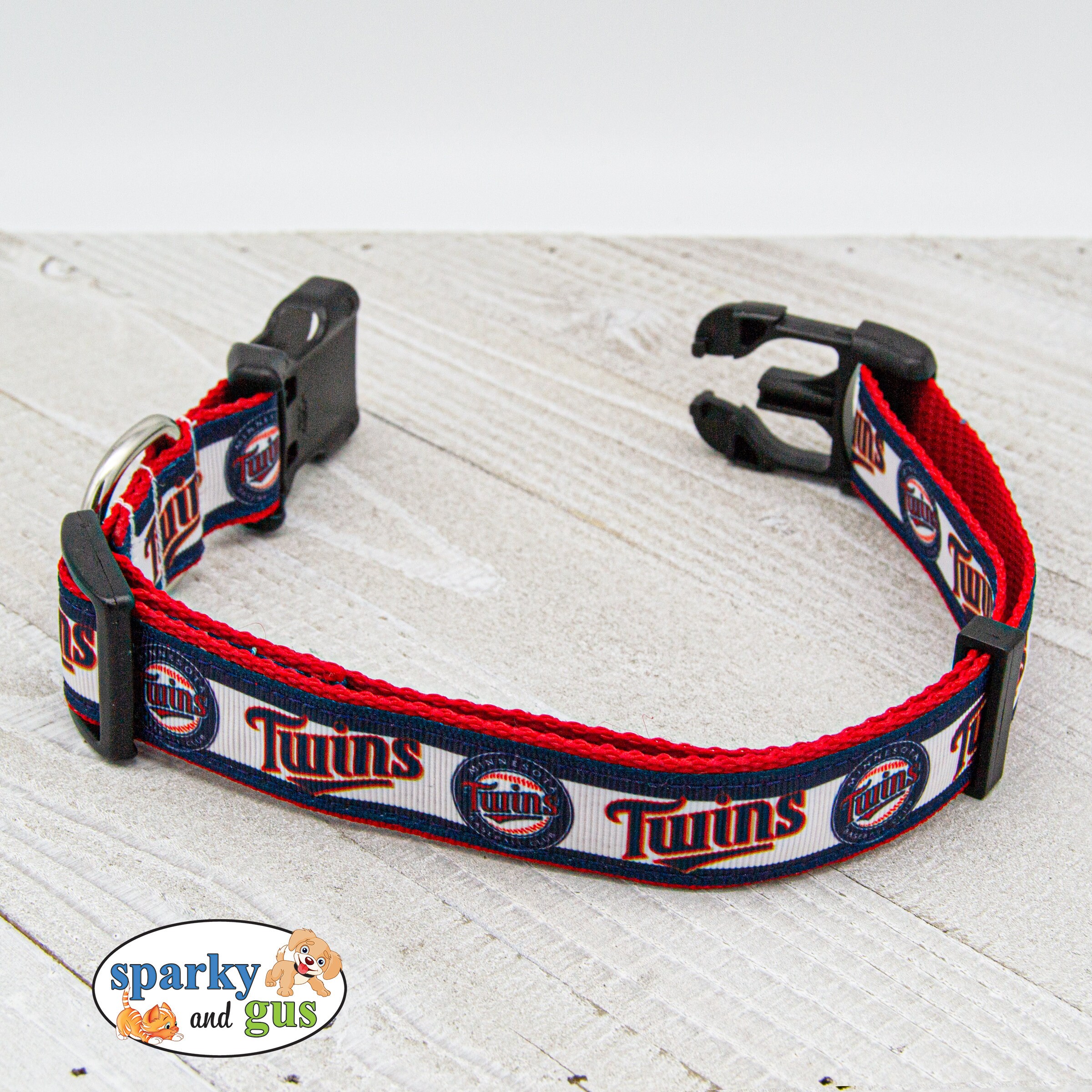 Baseball Dog Collar Minnesota Twins MLB Inspired Dog Collar Etsy